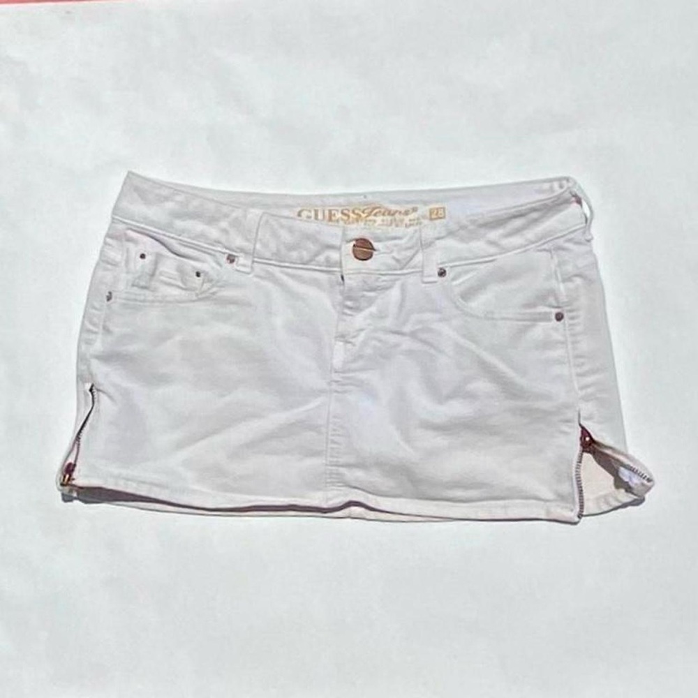 Guess Sailor Saturn 🪐 2️⃣0️⃣🔟s Cruise Washed Tiny Denim Skirt